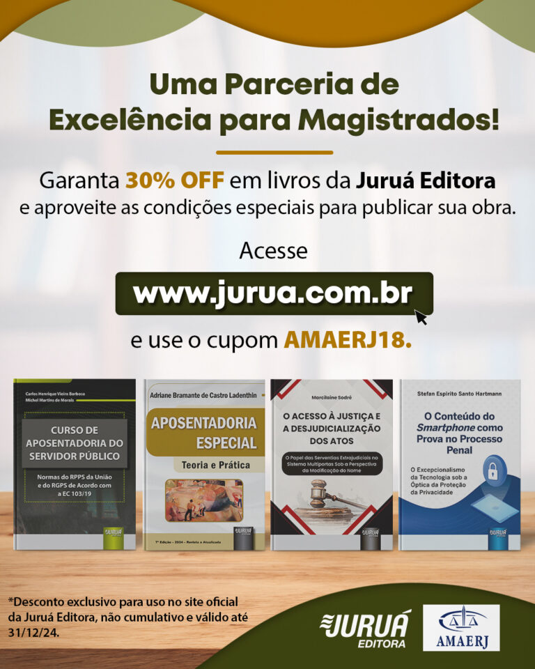 Convênio Juruá Editora oferece 30 de desconto em 5 500 livros AMAERJ