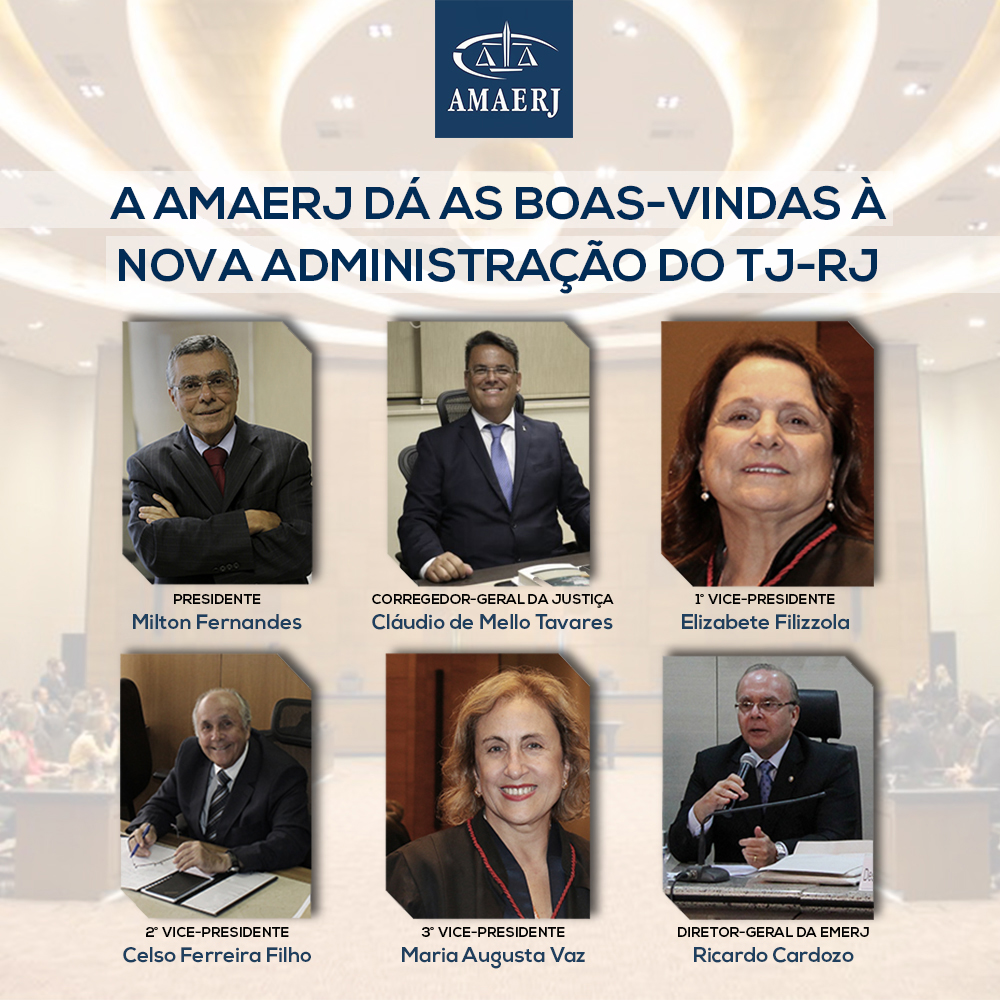BOAS-VINDAS À NOVA ADMINISTRAÇÃO DO TJ