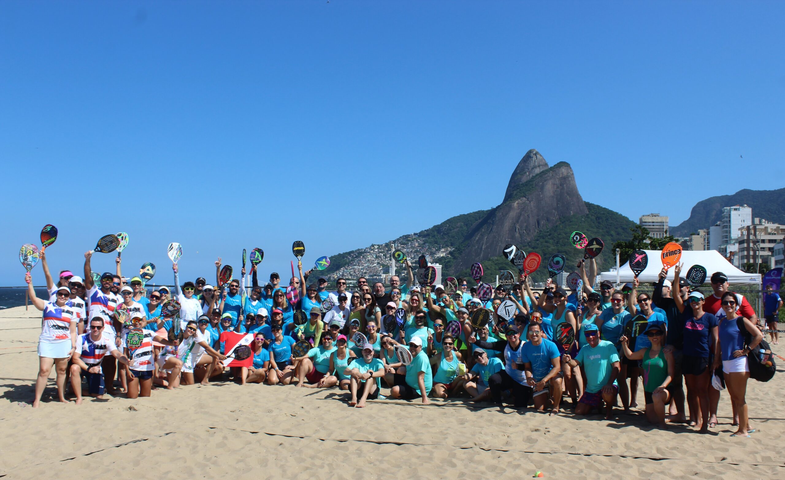 Magistrados de todas as regiões do Brasil participam no Rio do Torneio Nacional de Beach Tennis