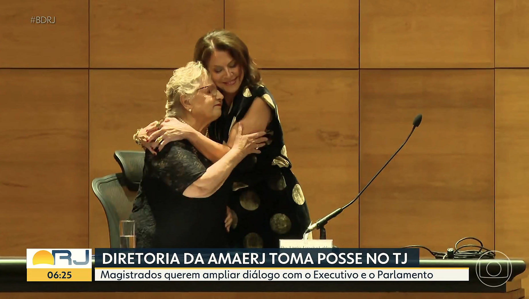 Posse da AMAERJ é destaque na TV Globo e em sites institucionais e jornalísticos