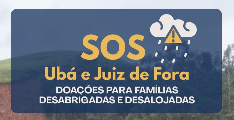 Campanha arrecada doações para vítimas das chuvas em Minas Gerais