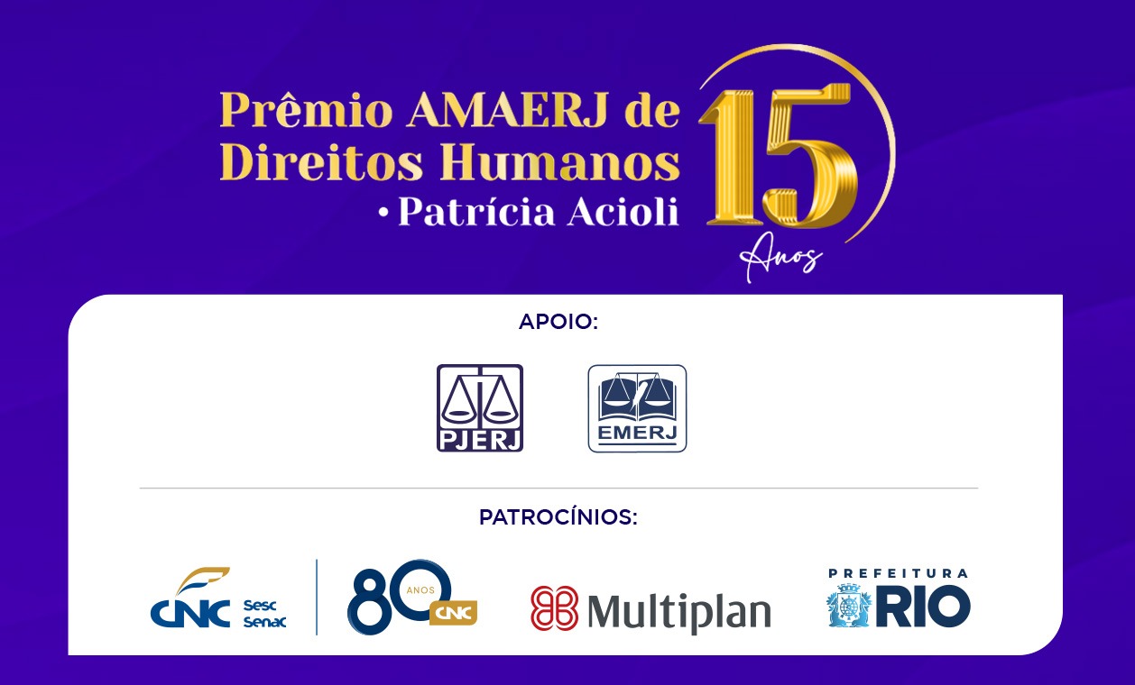 Com inscrições abertas, Prêmio AMAERJ de Direitos Humanos recebe trabalhos em quatro categorias