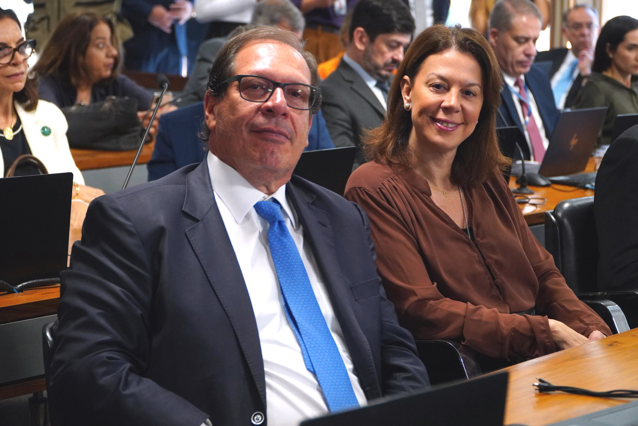 Juíza Eunice Haddad acompanha sabatina do ministro Benedito Gonçalves, aprovado pela CCJ para a Corregedoria Nacional