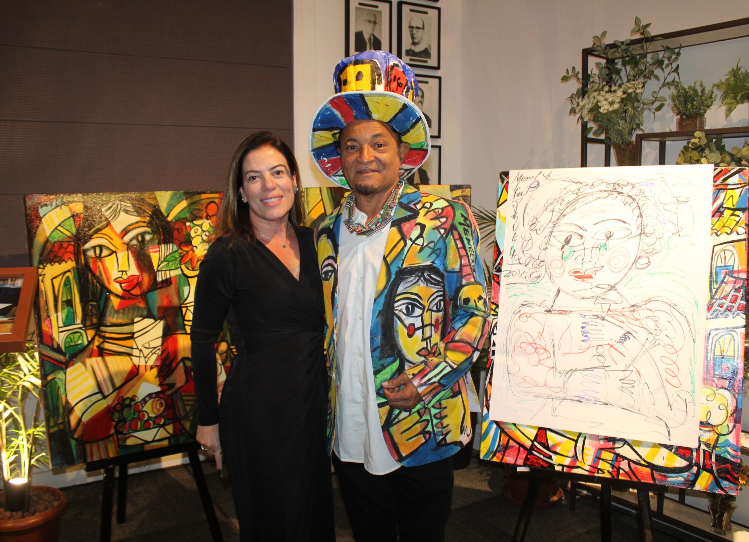 AMAERJ sedia exposição com telas do artista plástico baiano Menelaw Sete