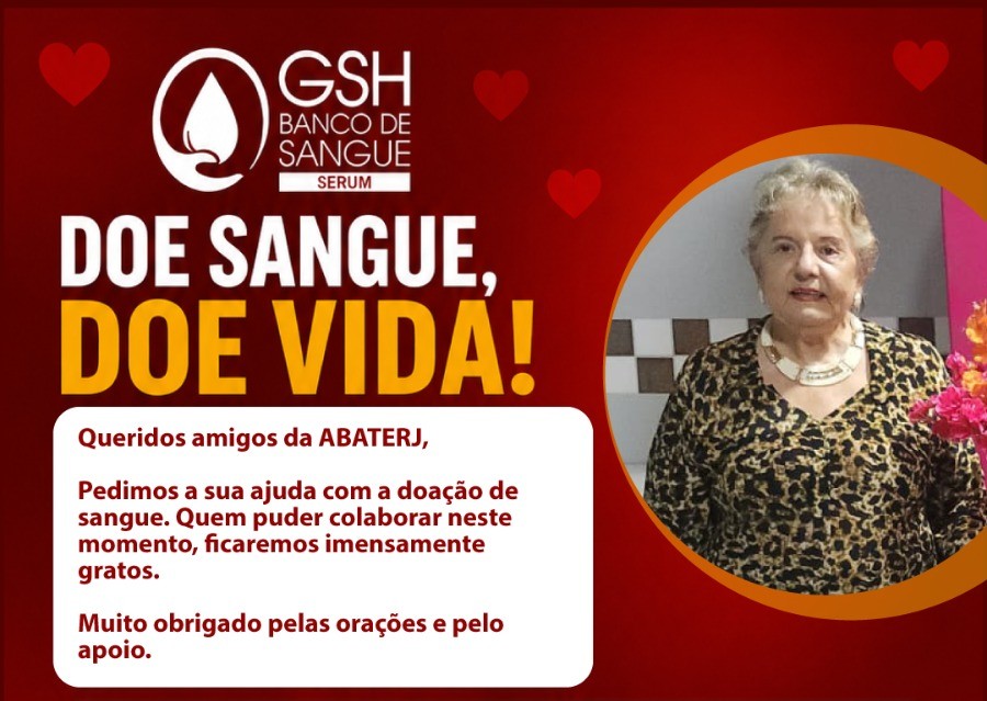 Desembargadora Eunice Caldas precisa de doações de sangue