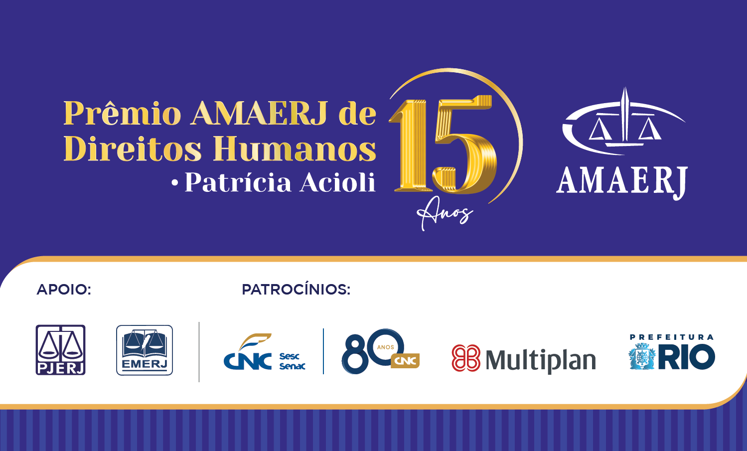 Finalistas do 15º Prêmio AMAERJ de Direitos Humanos – Patrícia Acioli serão conhecidos em agosto