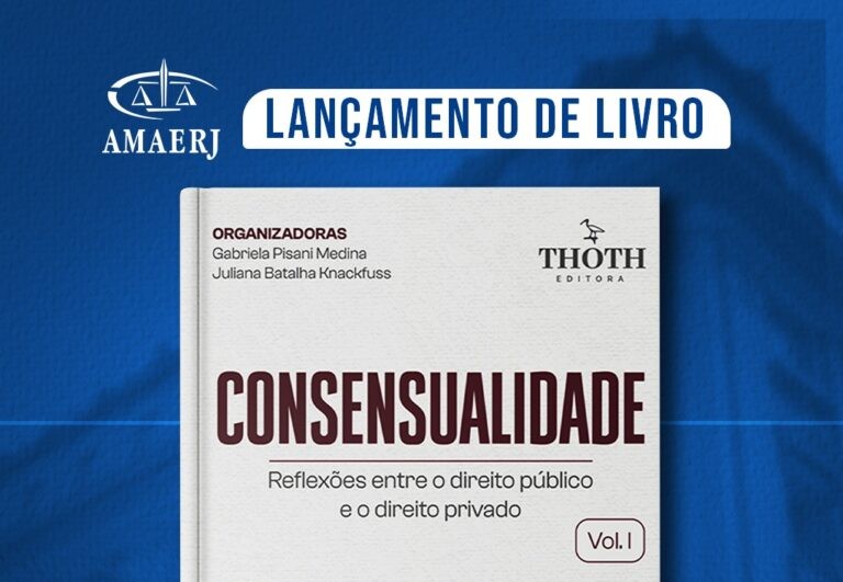 AMAERJ sediará lançamento de livro de magistrados do TJ-RJ em novembro